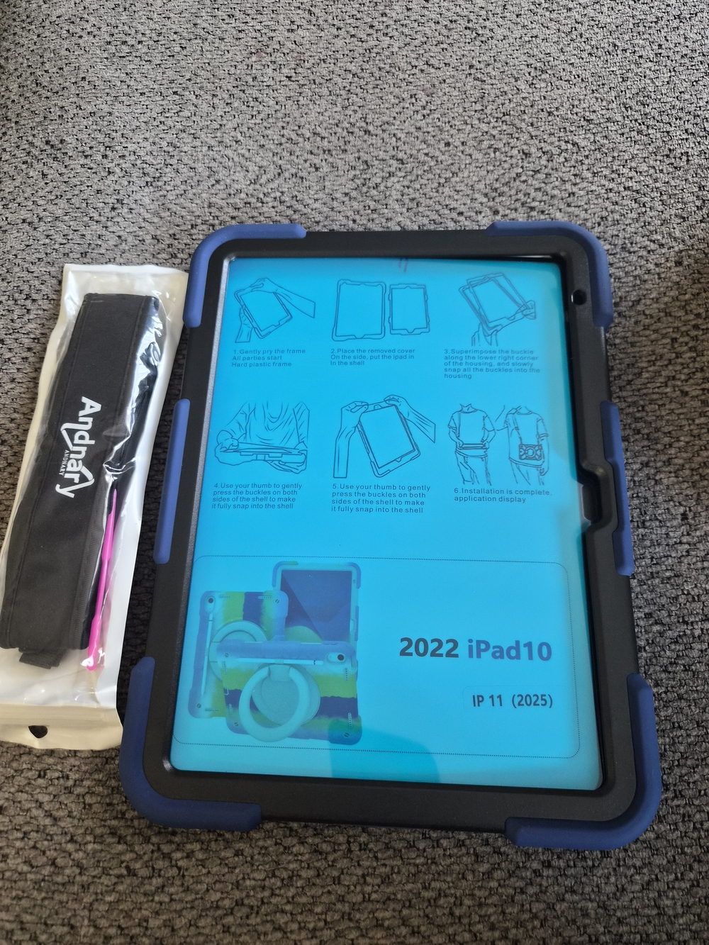 Shockproof Blue Case for 2022 iPad 10 (iPad 11)